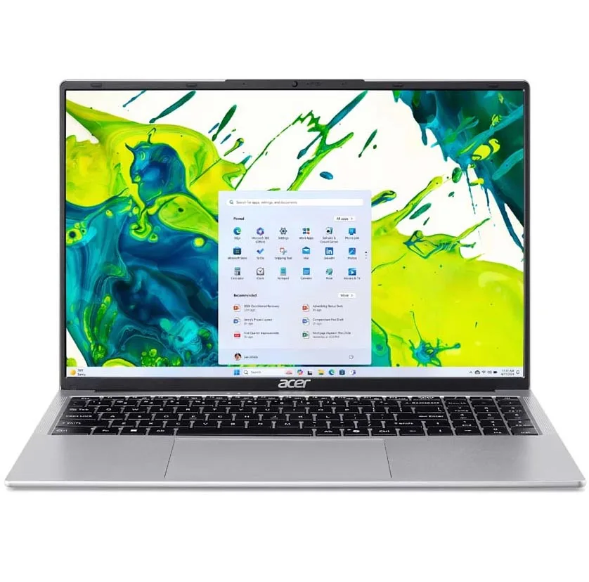 لپ تاپ 16 اینچی ایسر مدل Aspire Lite AL16-54P-39U1-i3 1305U-8GB DDR5 4800MHz-512GB SSD-IPS