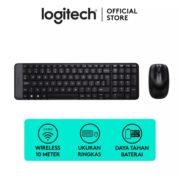 کیبورد و ماوس بی سیم لاجیتک مدل MK220
