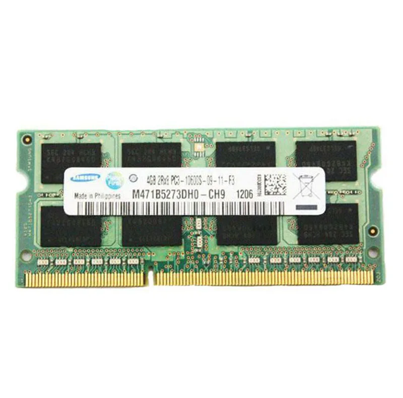 رم لپ تاپ 1333مگاهرتز DDR3 تک کاناله سامسونگ CL11 مدل M471B5273DH0 ظرفیت 4 گیگابایت
