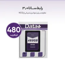 اس اس دی اینترنال دیتا پلاس مدل SSD DATA PLUS DP800 480GB ظرفیت 480 گیگابایت
