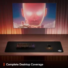ماوس پد گیمینگ استیل سریز مدل QcK Gaming XXL Cloth سایز 90*40 سانتی‌متر