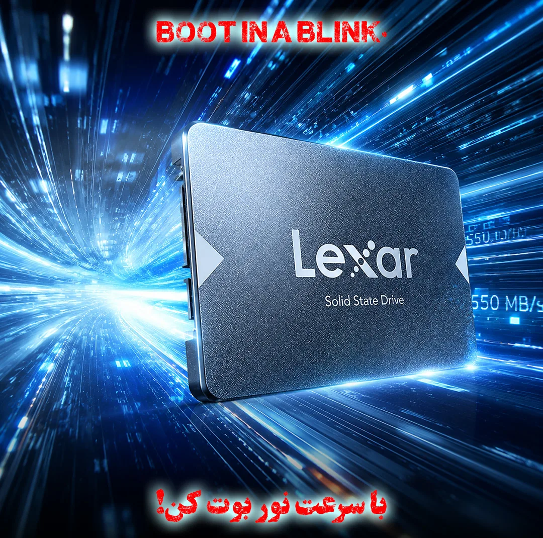 اس اس دی اینترنال SATA III لکسار مدل solid ظرفیت 512 گیگابایت