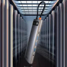 هاب 11 پورت باسئوس مدل METAL GLEAM SERIES Multifunctional