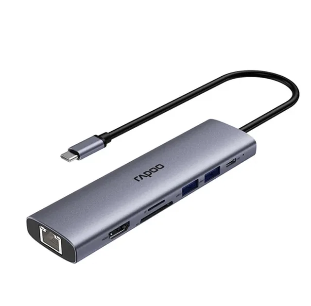 هاب 10 پورت USB-C رپو مدل XD71