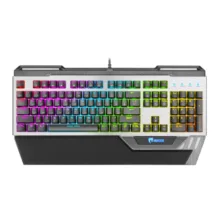 کیبورد گیمینگ گرین مدل GK803-RGB، مکانیکال سوییچ آبی، Full-Size، نورپردازی RGB