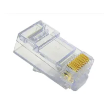 سوکت شبکه Cat6 UTP امپ مدل RJ45  بسته 100 عددی