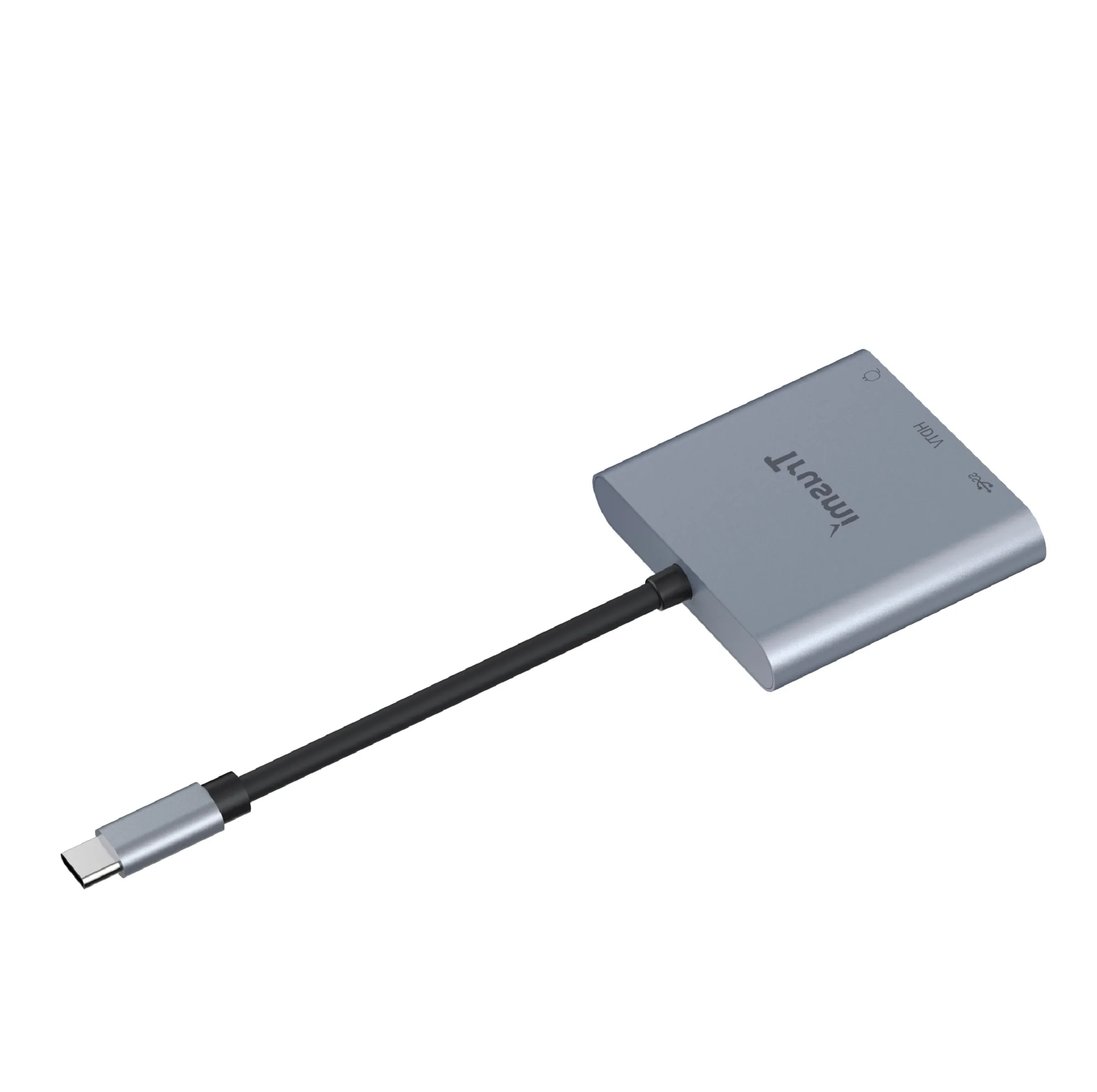 هاب 3 پورت Type-C به Type-C/HDMI/USB3.0 تراسمی مدل DS01-05