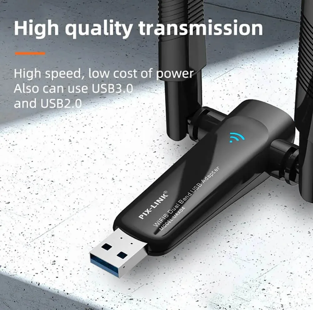USB کارت شبکه پیکس لینک مدل UAX04