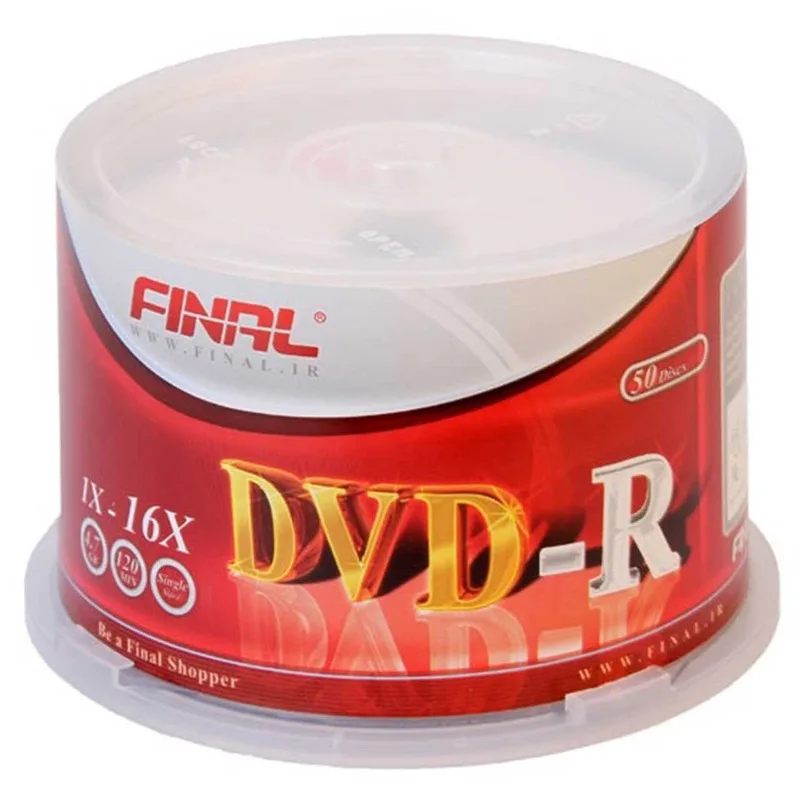 دی وی دی خام فینال  کد PKHT-DVD-011-1 بسته 50 عددی