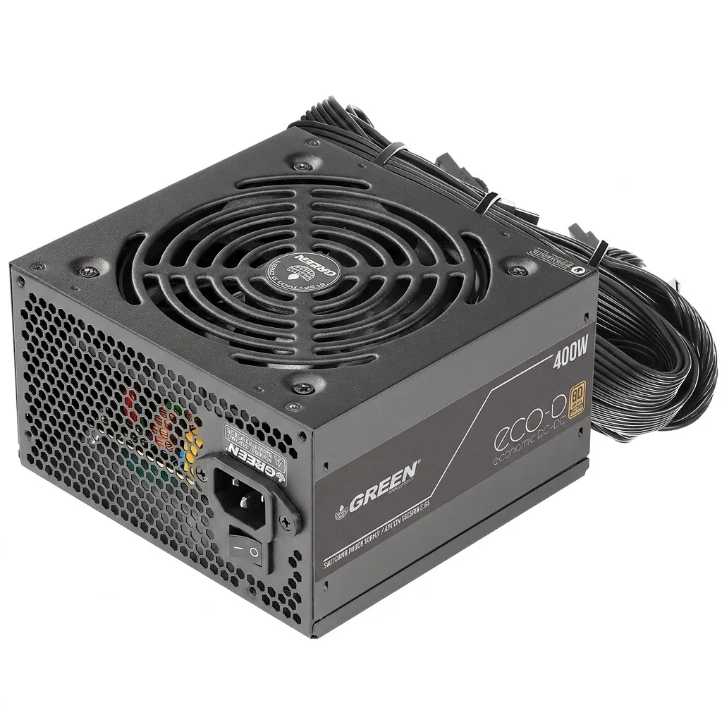 منبع تغذیه کامپیوتر 400W وات گرین مدل GP400A-ECO D