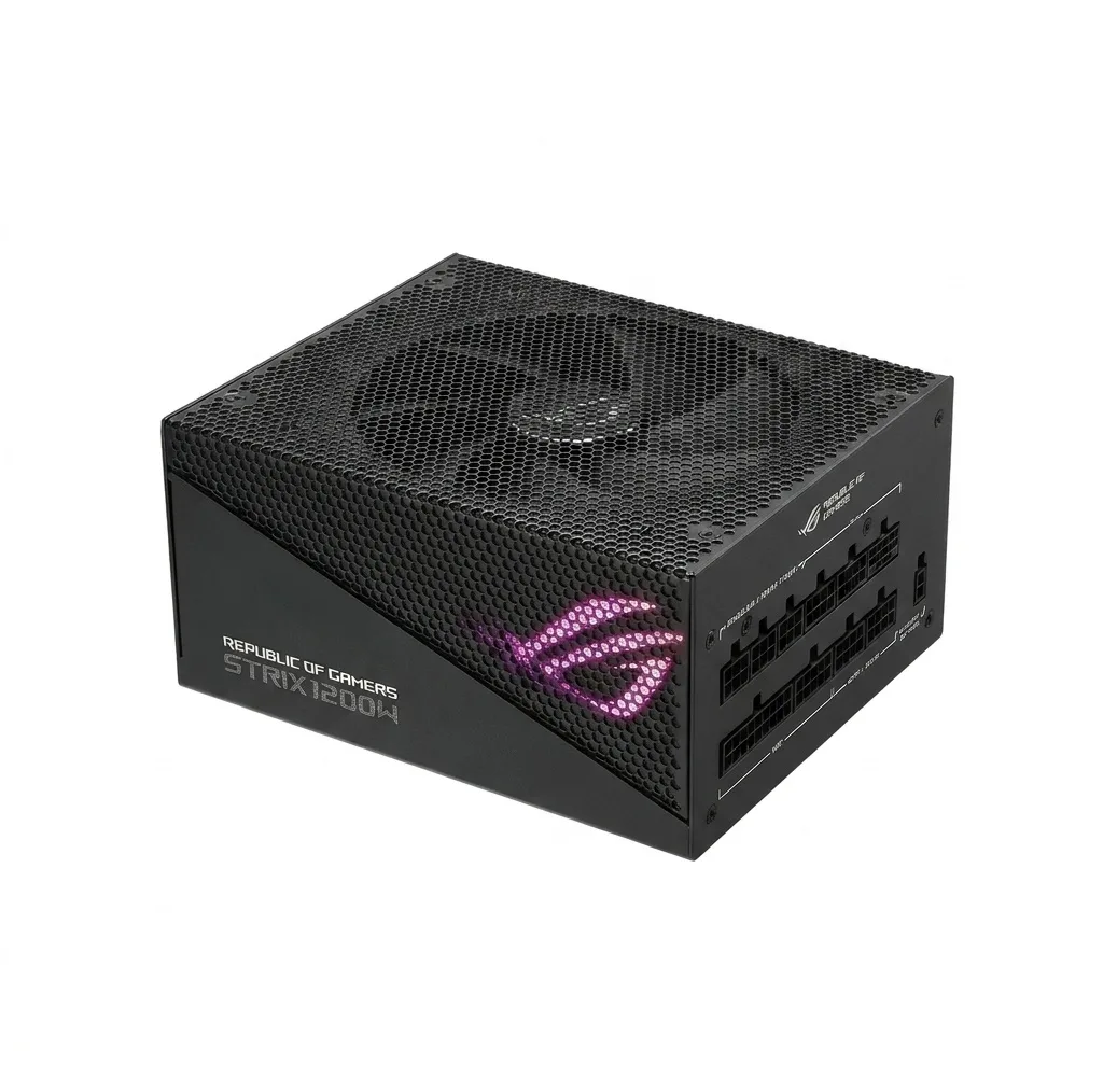 منبع تغذیه کامپیوتر ایسوس مدل ROG STRIX 1200W Aura Edition