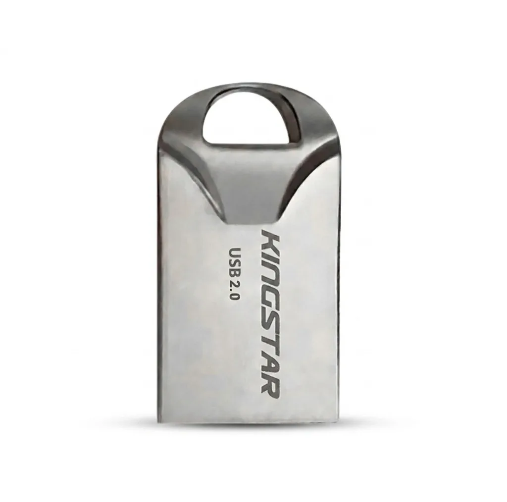 فلش مموری 32 گیگابایت کینگ استار مدل KS218 با رابط USB 2.0 و بدنه فلزی بندانگشتی