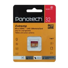 کارت حافظه microSD پاناتک مدل Extreme-UHS-1 کلاس Class 10 سرعت 100 مگابایت بر ثانیه ظرفیت 32 گیگابایت