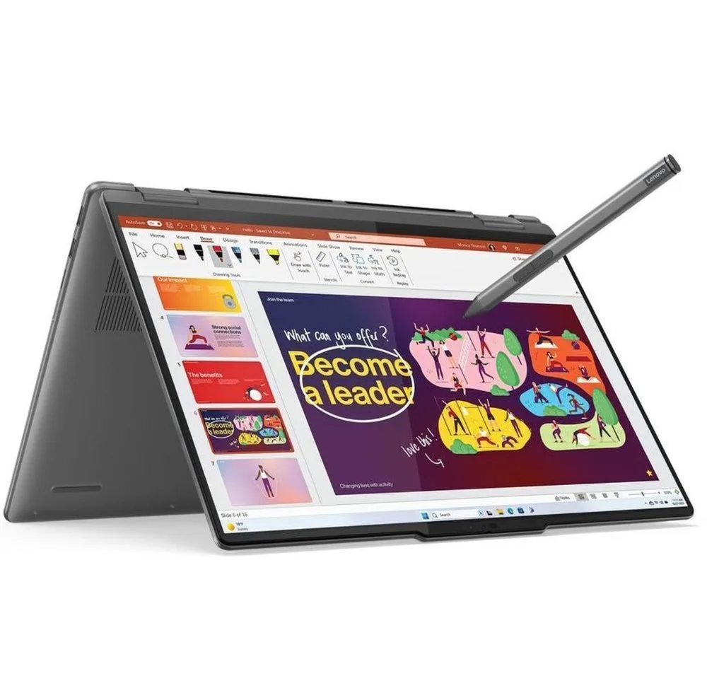 لپ تاپ 16 اینچی لنوو مدل Yoga 7 2-in-1 16IML9-Core Ultra 7 155U-16GB LPDDR5x-1TB SSD-Touch-W