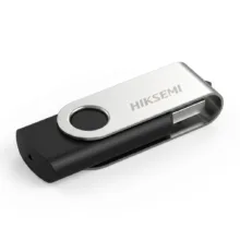 فلش مموری چرخشی 64 گیگابایت هایک سمی مدل HS-USB-M200S با رابط USB 3.0، مقاوم در برابر ضربه و سازگار با ویندوز، لینوکس و اندروید