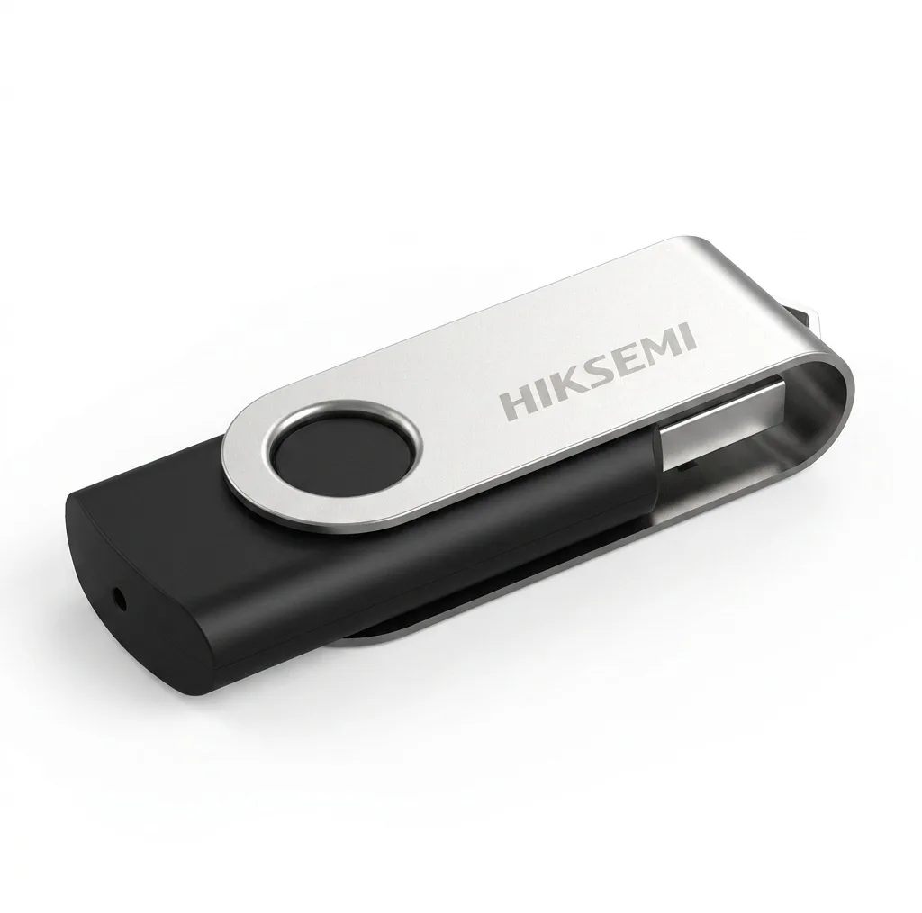 فلش مموری چرخشی 64 گیگابایت هایک سمی مدل HS-USB-M200S با رابط USB 3.0، مقاوم در برابر ضربه و سازگار با ویندوز، لینوکس و اندروید