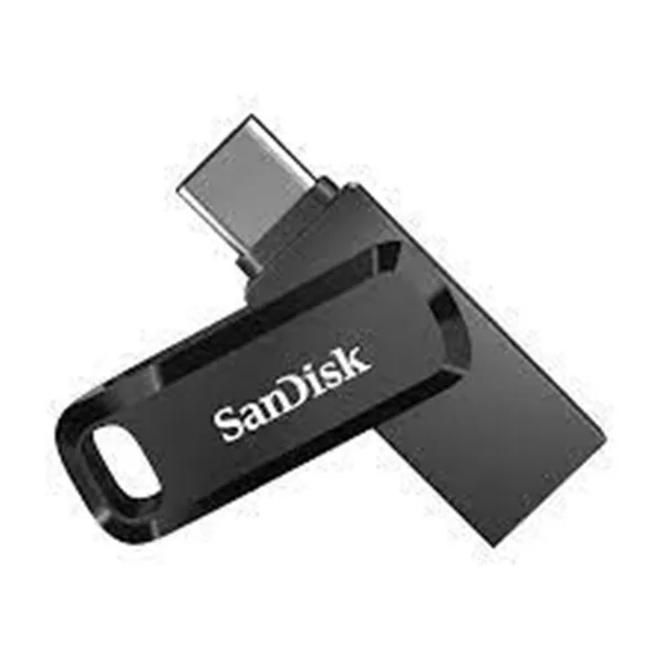فلش مموری 512 گیگابایت سن دیسک مدل Ultra Dual Drive Go با رابط‌های USB Type-A و USB Type-C، وزن 5 گرم