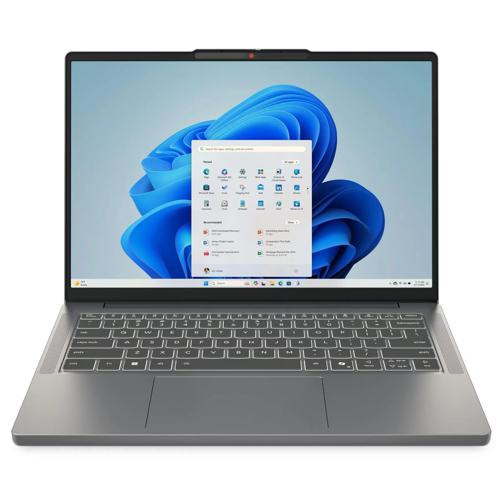 لپ تاپ 14 اینچی لنوو مدل IdeaPad Slim 3 14IRH10-i5 13420H-8GB DDR5 4800MHz-512GB SSD-IPS-W