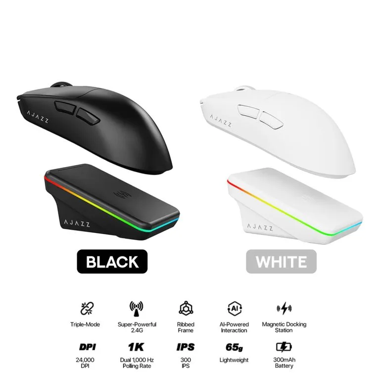 ماوس بی سیم مخصوص بازی آجز مدل  AJ200P NL AI