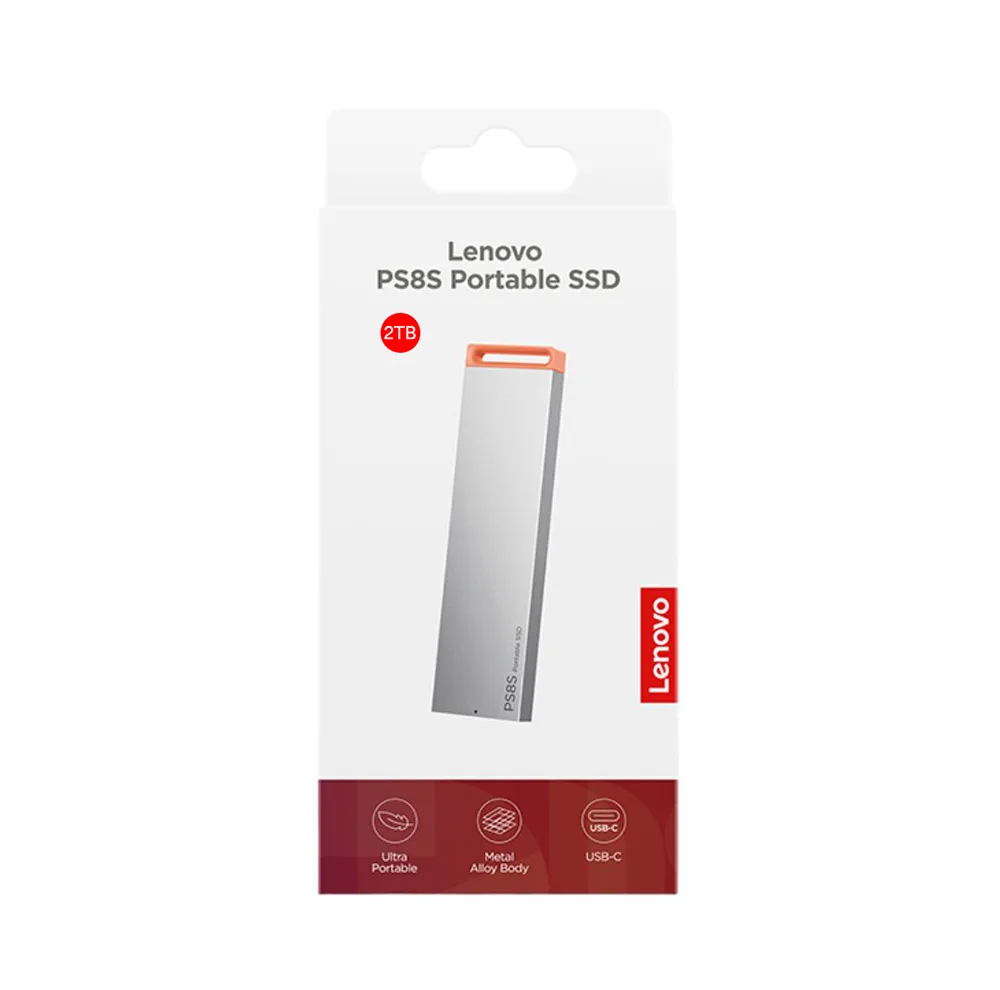 اس اس دی اکسترنال لنوو مدل PS8S ظرفیت 2 ترابایت رابط USB 3.2 Gen2