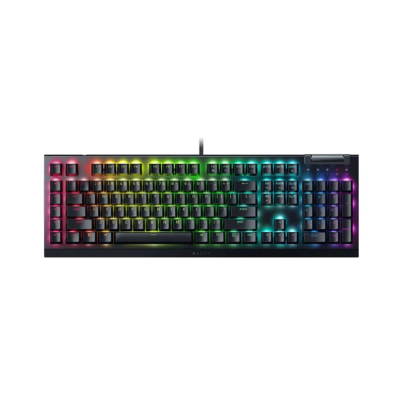 کیبورد مخصوص بازی ریزر مدل Blackwidow V4X Green switch