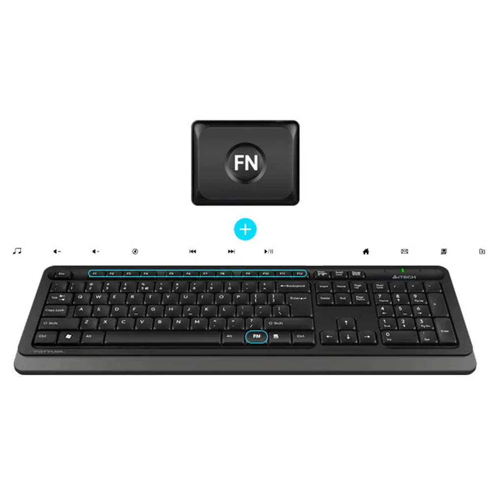 کیبورد ای فورتک مدل FSYLER FG1010