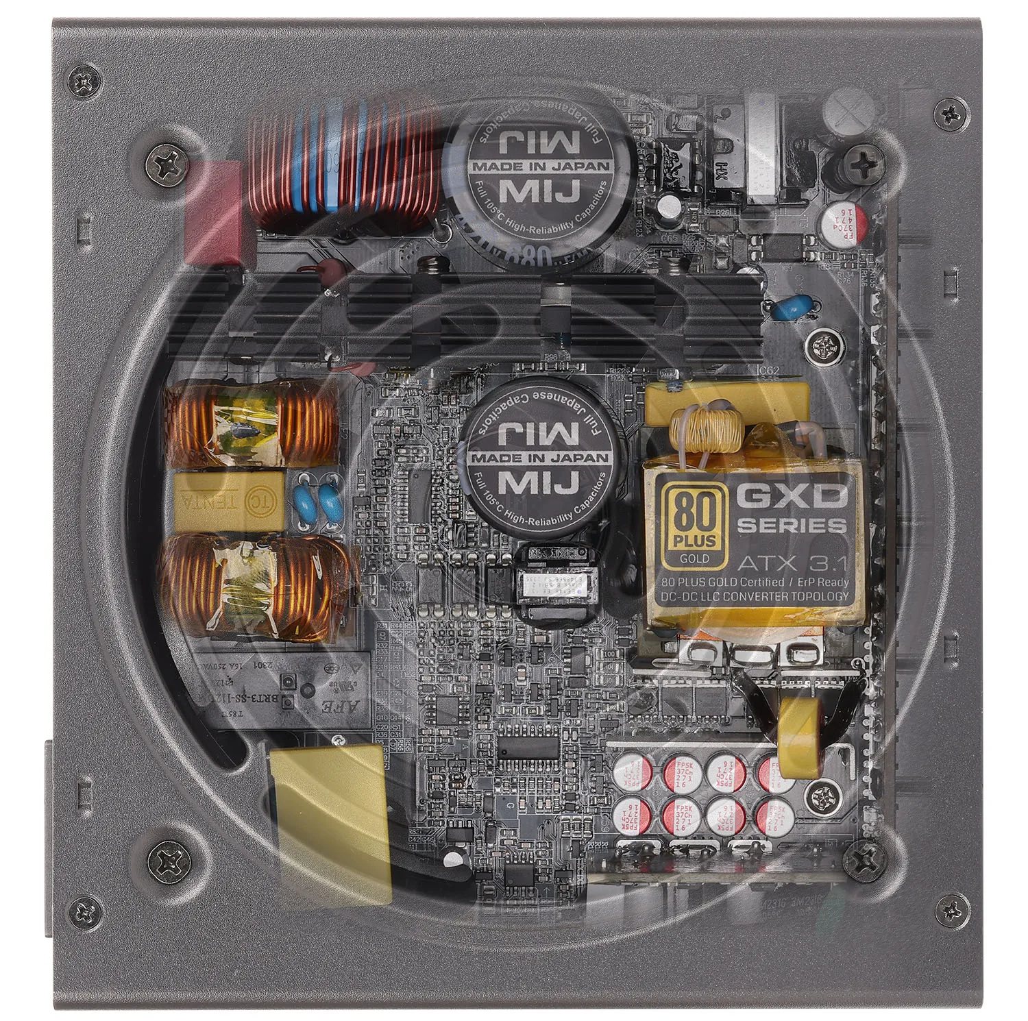 منبع تغذیه کامپیوتر 850w وات گرین مدل GP850B-GXD
