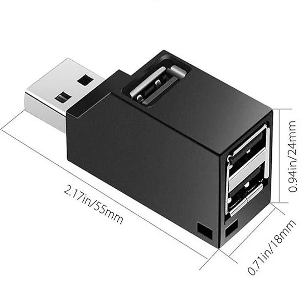 هاب 3 پورت usb.2 مدل lightier