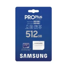 کارت حافظه microSDXC سامسونگ مدل Pro Plus کلاس 10 استاندارد UHS-I U3 سرعت 180MBps ظرفیت 512 گیگابایت