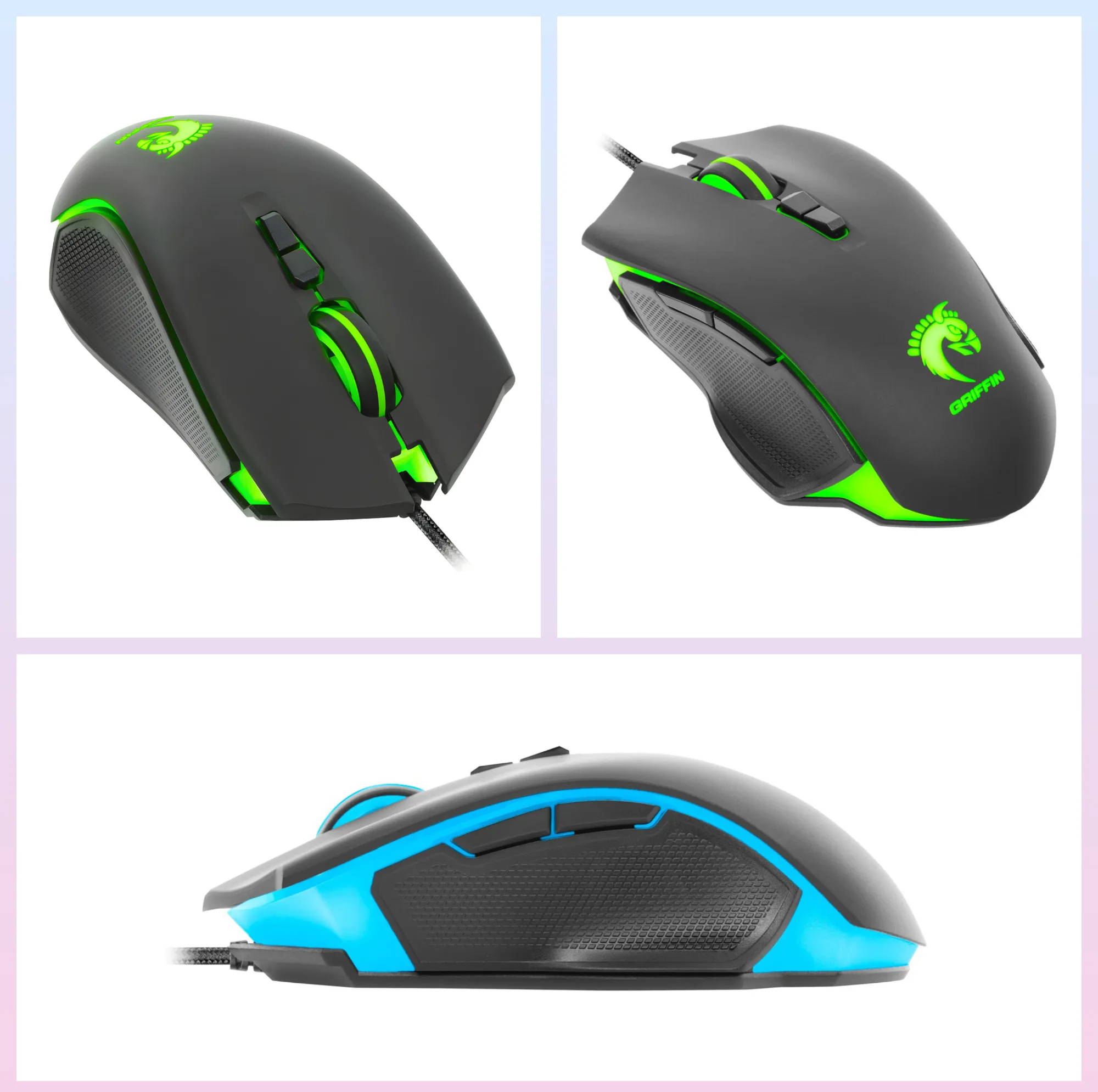 ماوس مخصوص بازی گرین مدل GM604-RGB