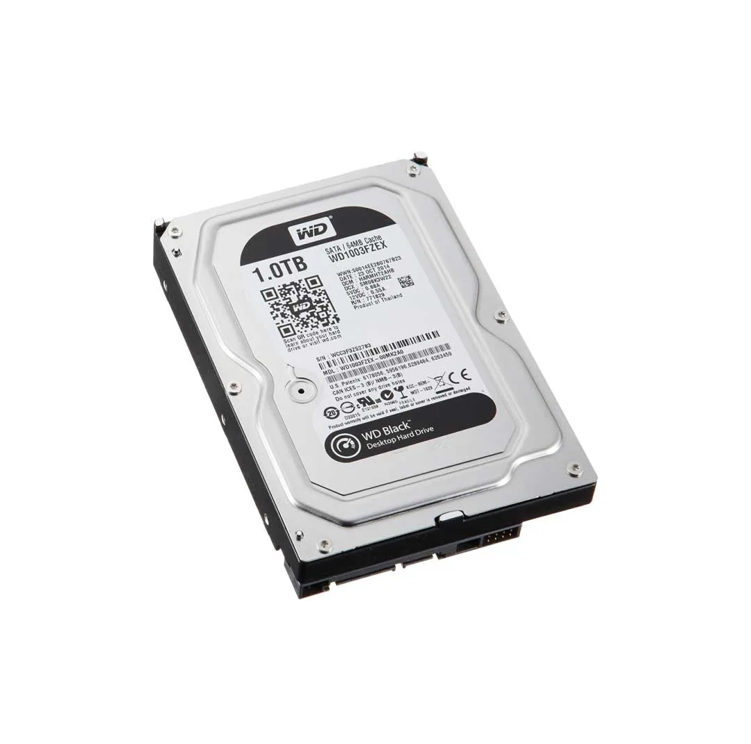 هارد دیسک اینترنال وسترن دیجیتال مدل Black WD1003FZEX ظرفیت 1 ترابایت