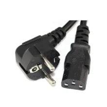 کابل برق سه پین منبع تغذیه کامپیوتر مدل power طول 1.5 متر
