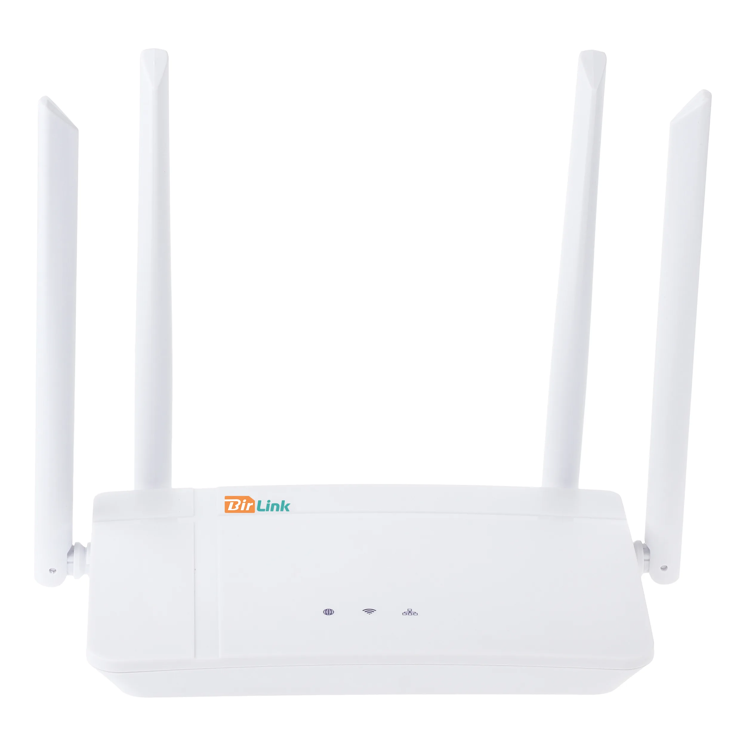 مودم روتر سیمکارتی بیسیم 4G LTE بیرلینک مدل WL422 با فناوری Wi-Fi 6، سرعت دانلود 150Mbps، پورت LAN و USB Type-C، 4 آنتن 5dBi، پشتیبانی از SMS و قفل باند