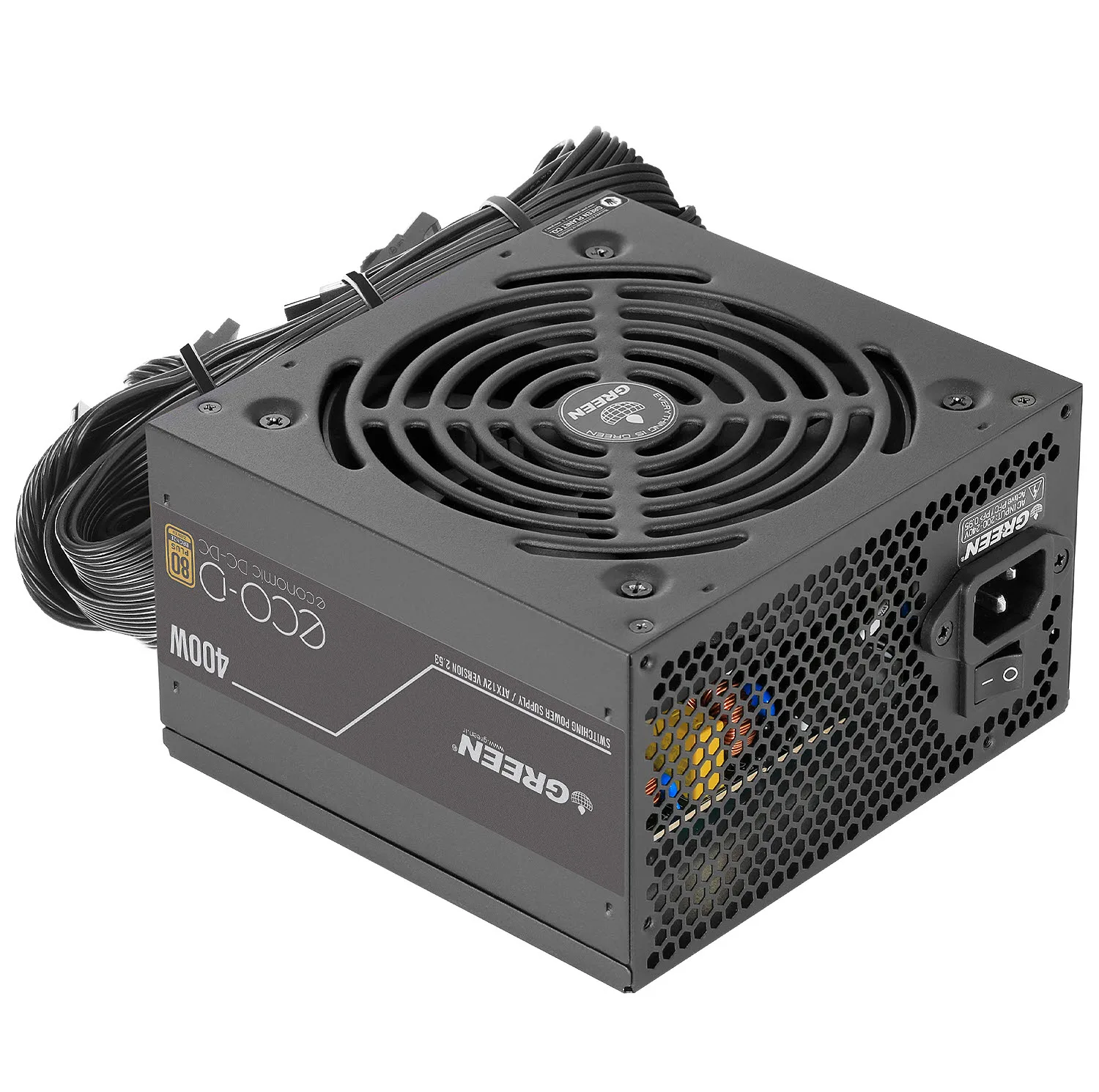 منبع تغذیه کامپیوتر 400W وات گرین مدل GP400A-ECO D