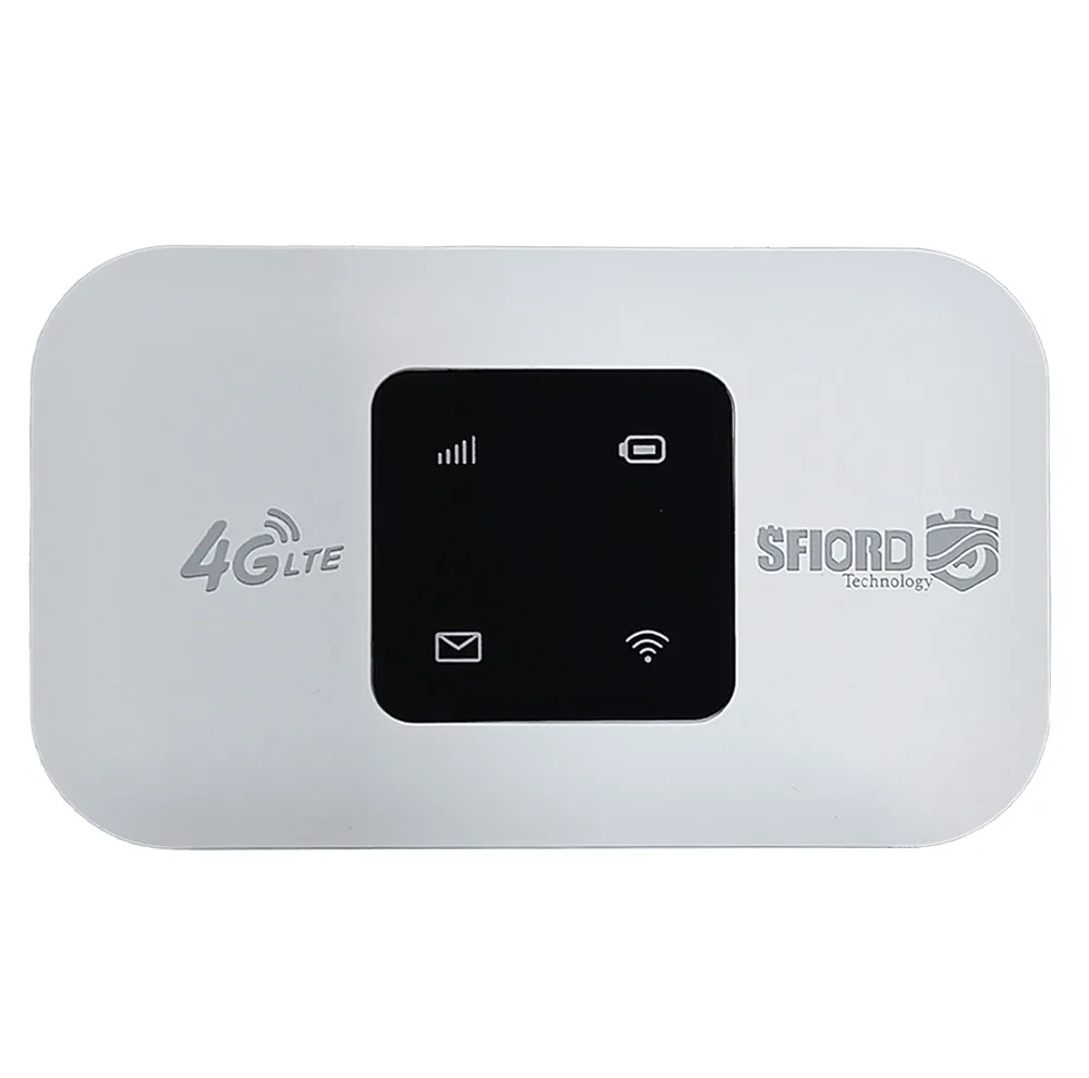 مودم جیبی 4G LTE اسفیورد مدل M720 با باتری 3000 میلی‌آمپر ساعت، پشتیبانی از 4.5G، اتصال همزمان تا 10 کاربر، سرعت دانلود 150 مگابیت بر ثانیه، وای‌فای 802.11b/g/n و قابلیت اتصال USB