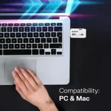 فلش مموری کیوکسیا مدل U301 ظرفیت 64 گیگابایت