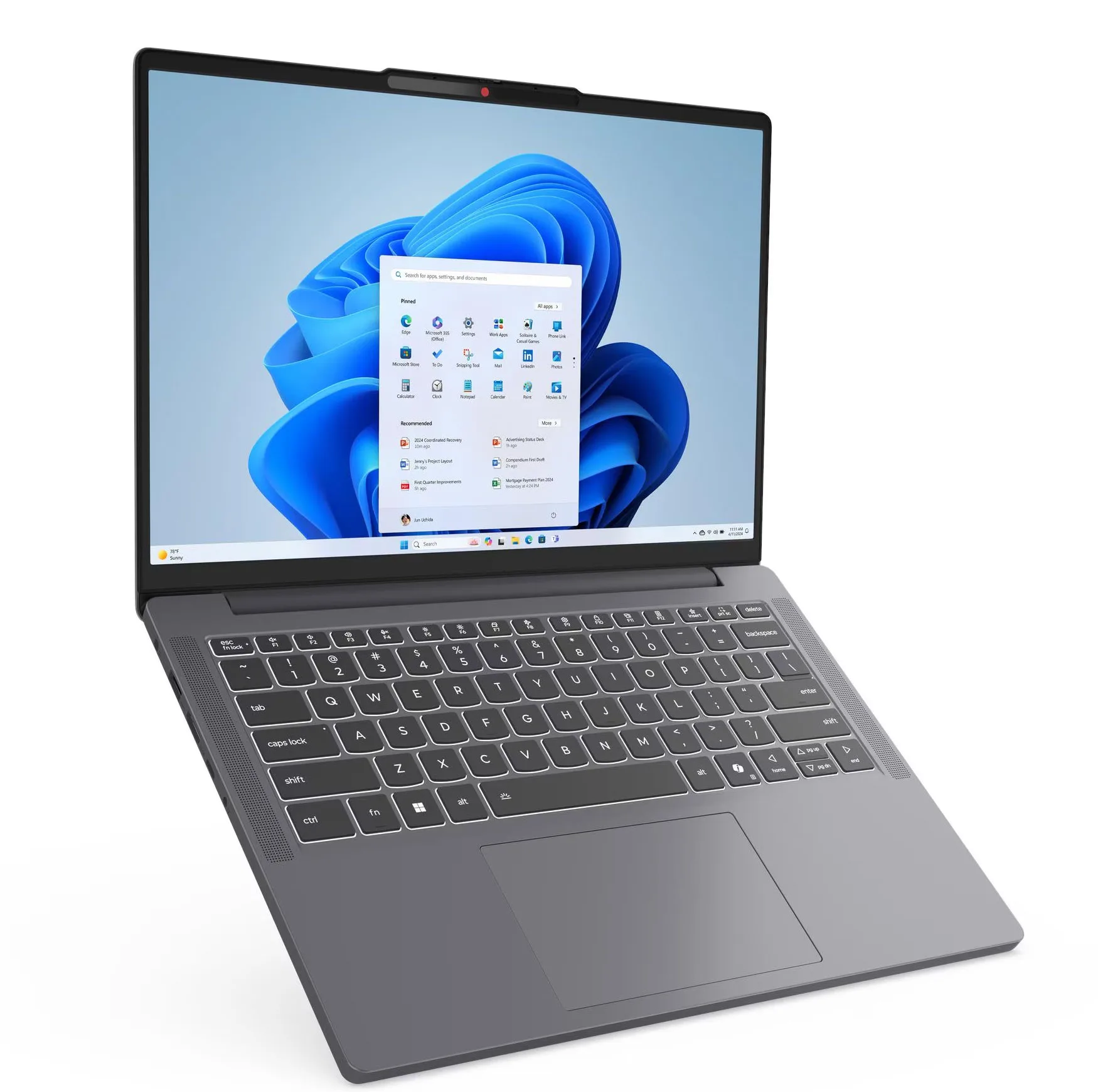 لپ تاپ 14 اینچی لنوو مدل IdeaPad Slim 3 14IRH10-i5 13420H-8GB DDR5 4800MHz-512GB SSD-IPS-W