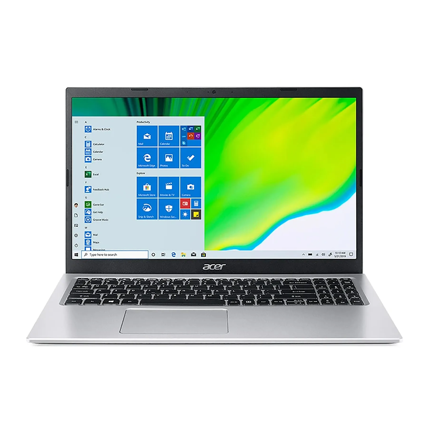 لپ تاپ 15.6 اینچی ایسر مدل Aspire 5 A515-56G-59FH-i5 8GB 512SSD MX450 - کاستوم شده