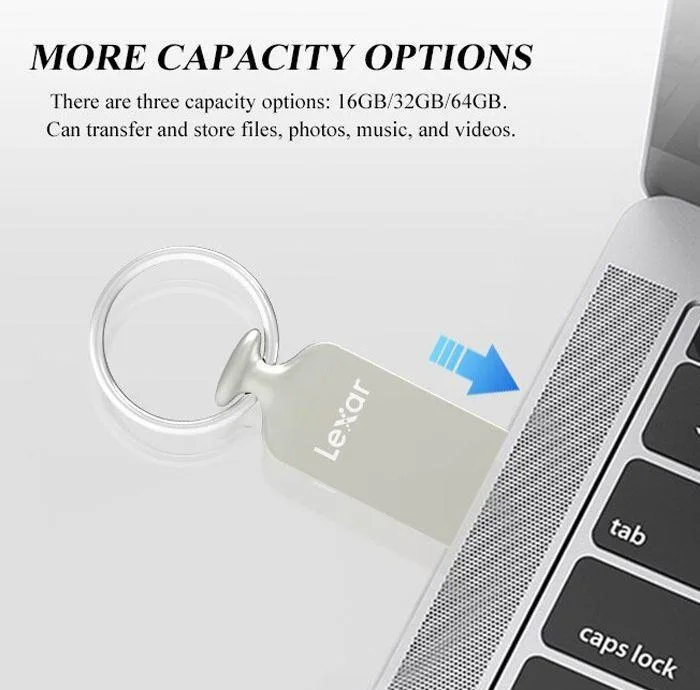 فلش مموری لکسار مدل JumpDrive M22 ظرفیت 16 گیگابایت