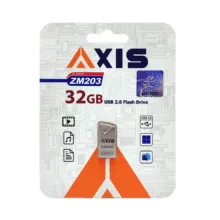 فلش مموری اکسیس مدل ZM203 ظرفیت 32 گیگابایت با سرعت خواندن 25MB/s، سرعت نوشتن 12MB/s، مقاومت در برابر آب و شوک، سازگار با WINDOWS و Mac OS