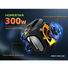 اسپیکر بلوتوثی قابل حمل هوپ استار مدل Partybox 600