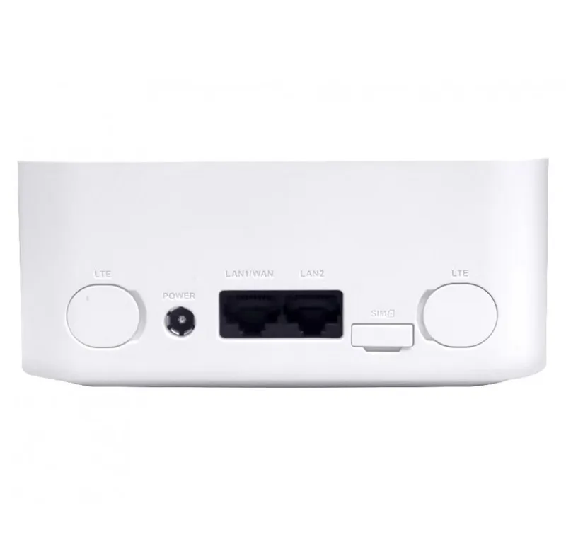 مودم رومیزی 4.5G ای ای مدل D412C57 با پشتیبانی از Cat7، سرعت دانلود 300Mbps و آپلود 100Mbps، وای فای دوبانده 802.11a/b/g/n/ac، اتصال همزمان 64 کاربر، دو پورت گیگابیتی و قابلیت اتصال آنتن خارجی