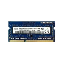 رم لپ تاپ DDR3 تک کاناله 1600 مگاهرتز CL11 اس کی هاینیکس مدل PC3-12800S ظرفیت 4 گیگابایت