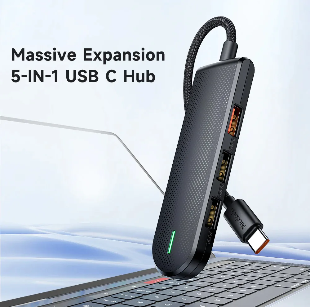 هاب 5 پورت USB-C مک دودو مدل HU-1430
