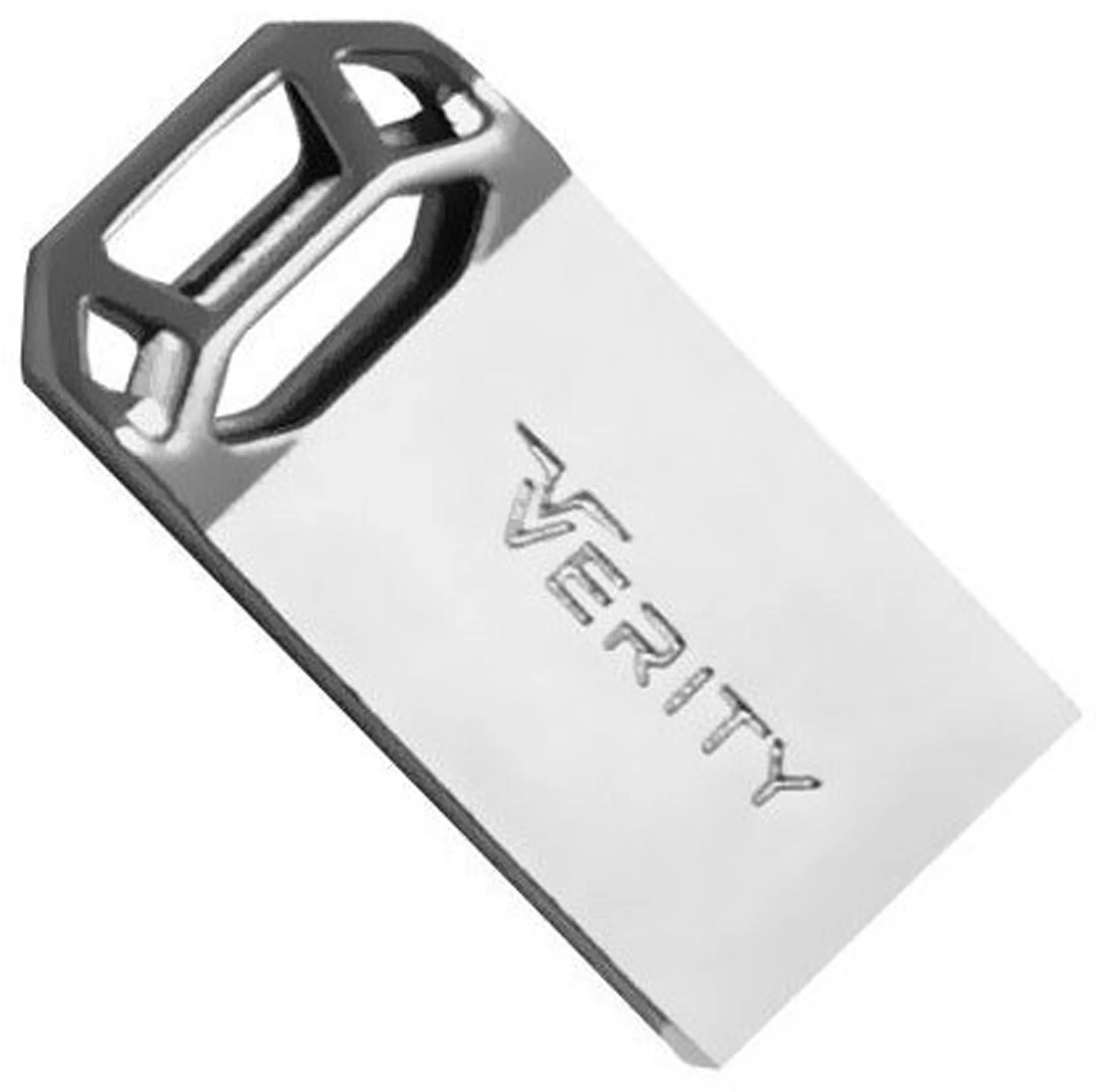 فلش مموری وریتی مدل V-819 ظرفیت 64 گیگابایت با بدنه فلزی، رابط USB 2.0 Type-A، سرعت انتقال 30 مگابایت بر ثانیه و سازگار با گوشی، کامپیوتر، لپ‌تاپ، تلویزیون و تبلت