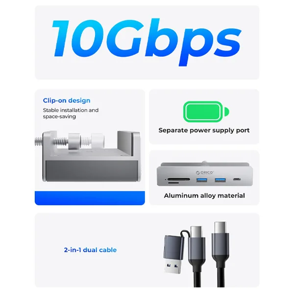 هاب 6 پورت USB اوریکو مدل MH5PC-10