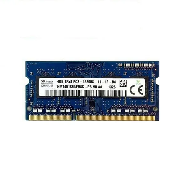 رم لپ تاپ DDR3 تک کاناله 1600 مگاهرتز CL11 اس کی هاینیکس مدل PC3-12800S ظرفیت 4 گیگابایت