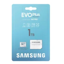 کارت حافظه microSDXC سامسونگ  مدل EVO PLUS کلاس A2 استاندارد UHS-U3 سرعت 160MBps ظرفیت1 ترابایت به همراه آداپتور SD