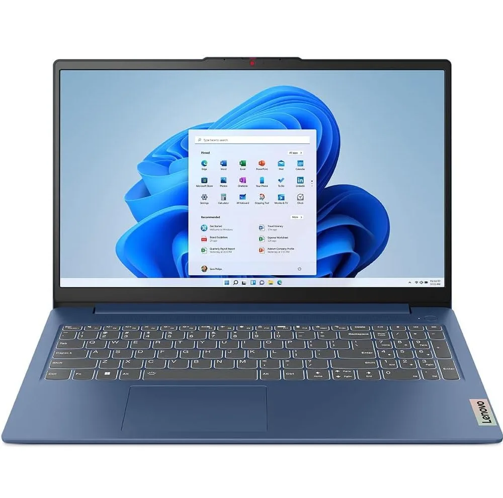 لپ تاپ 15.6 اینچی لنوو مدل IdeaPad Slim 3 15IAN8-i3 N305-8GB LPDDR5-512GB SSD-TN