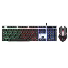 کیبورد و ماوس گیمینگ لایماید مدل GTX-300، سوئیچ ممبران، Full-size، نورپردازی LED RGB